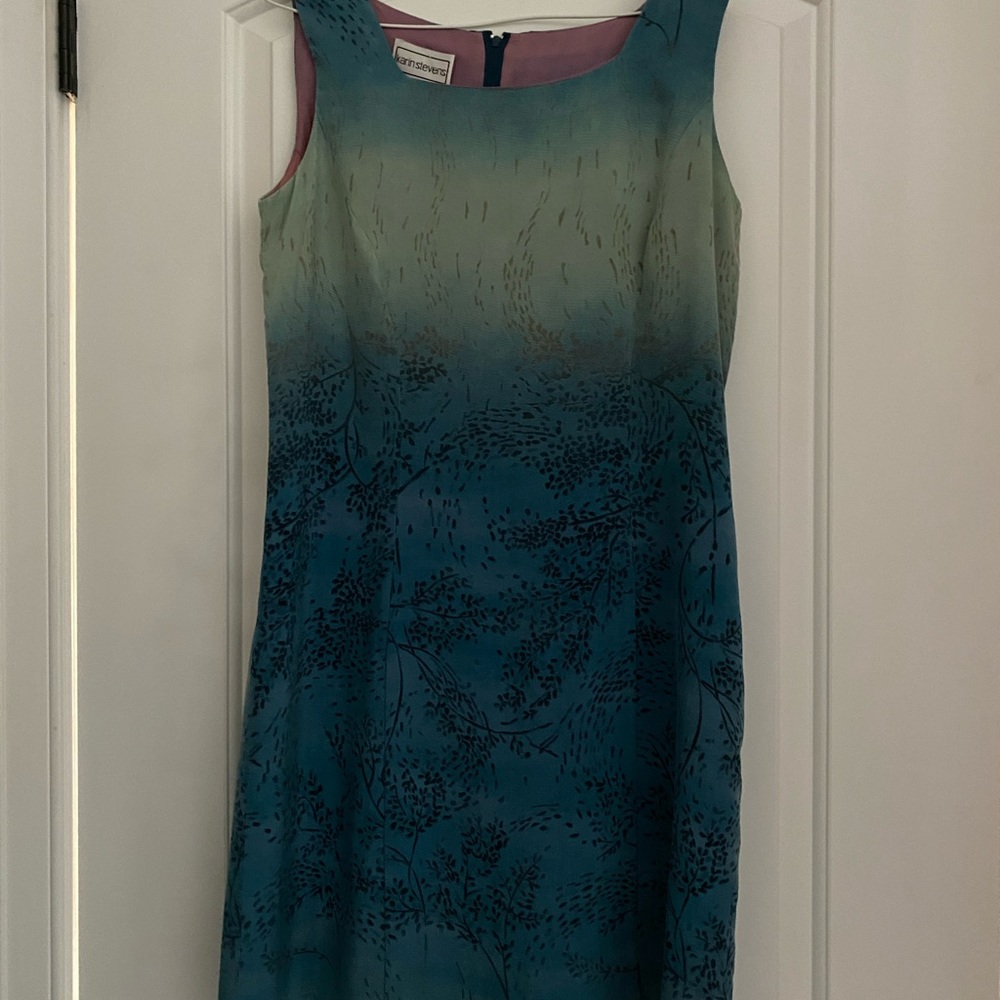Karin Stevens Women  dress midi 10% Rayon Size L